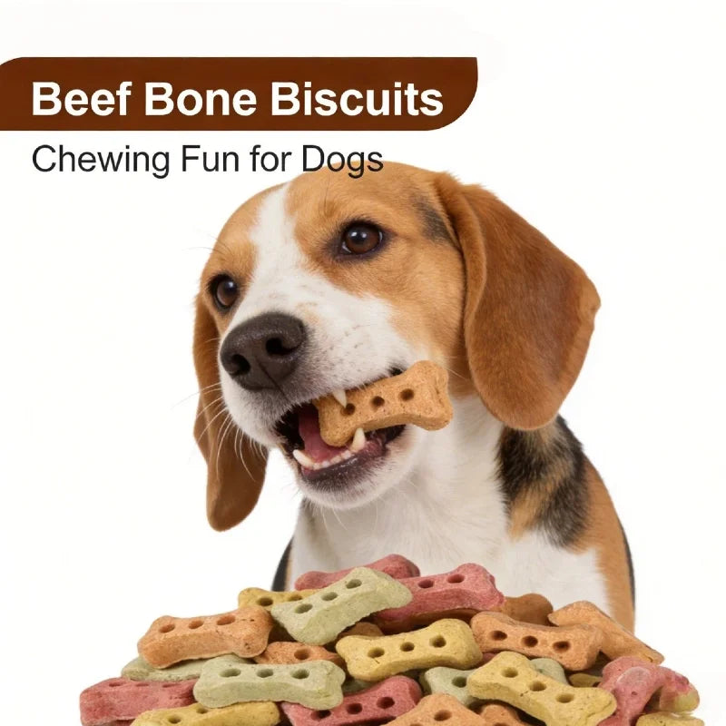 Bone-Shaped Crunchy Biscuits 240g – Delicious Dog & Cat Treats
