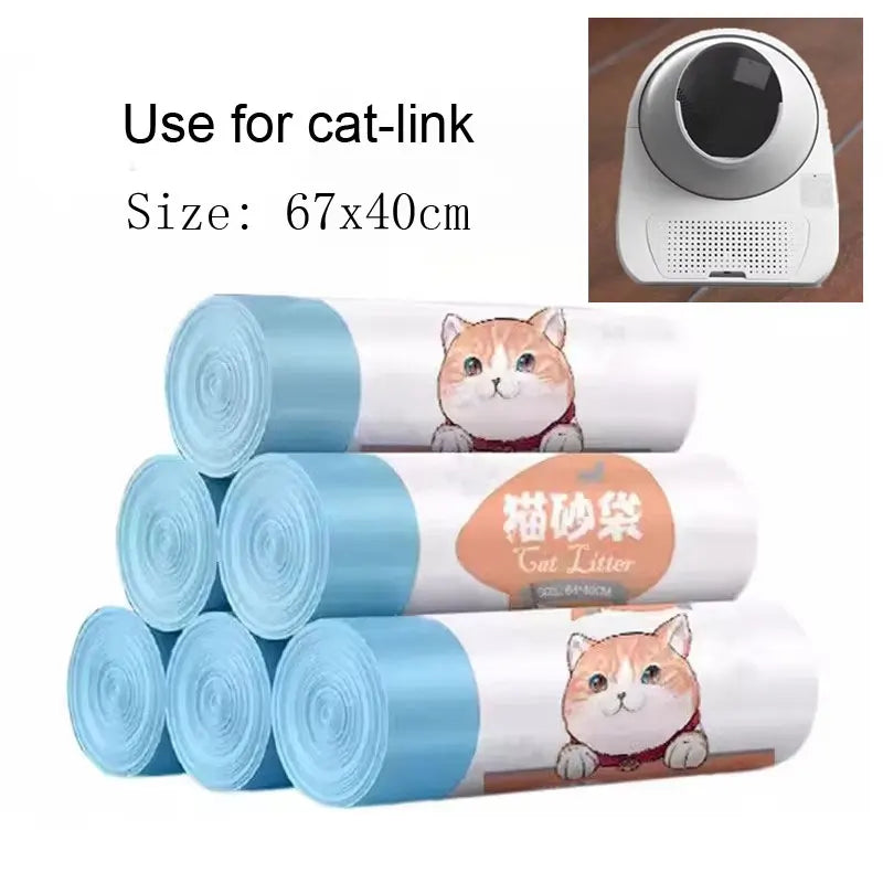 Smart Cat Litter Box Garbage Bags (Drawstring)