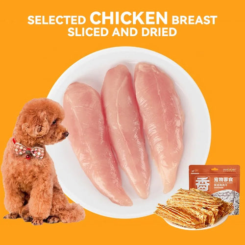 Chicken Breast Dog Treats 500g – Crispy & Flavorful