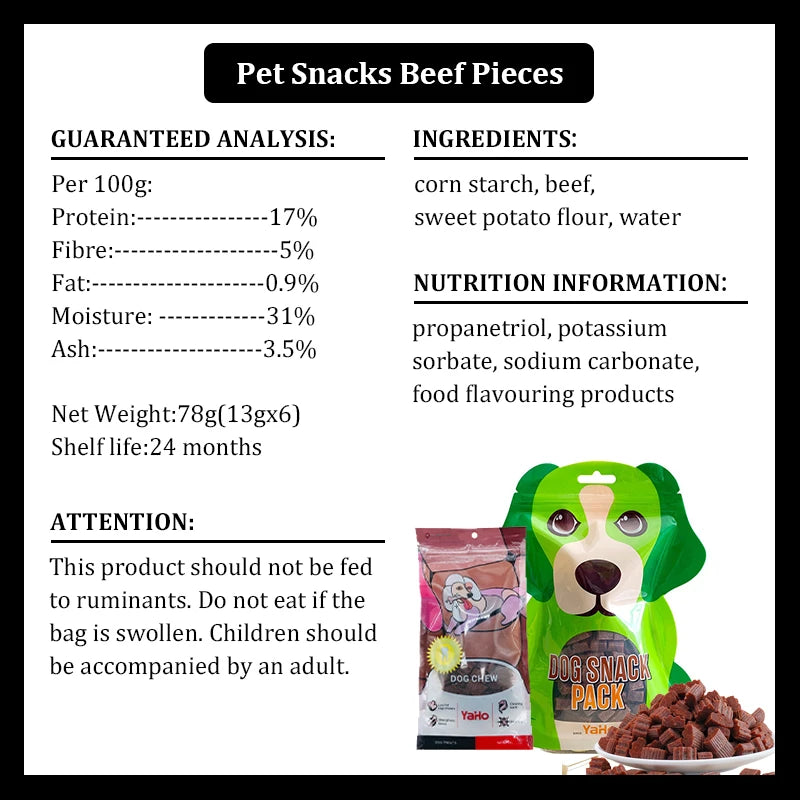 Beef Dog Treats – Chewy & Nutritious